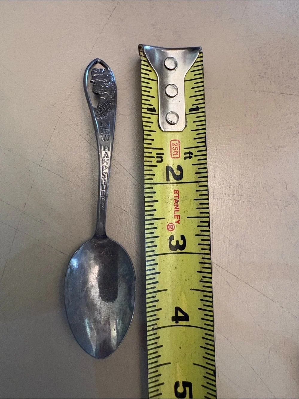 New Hampshire Silver-Tone Souvenir Spoon